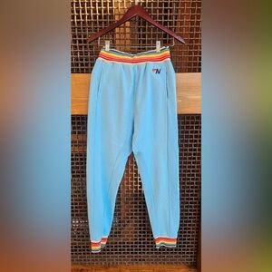 Aviator Nation Rainbow Rib Sweatpants